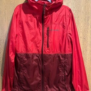 Columbia Two-Tone Red and Brown Jacket